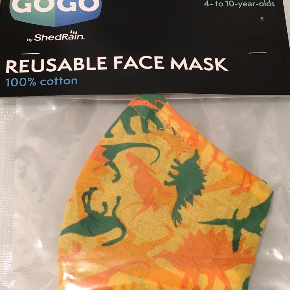 DInosaur MASK kid friendly size 100% Cotton NEW